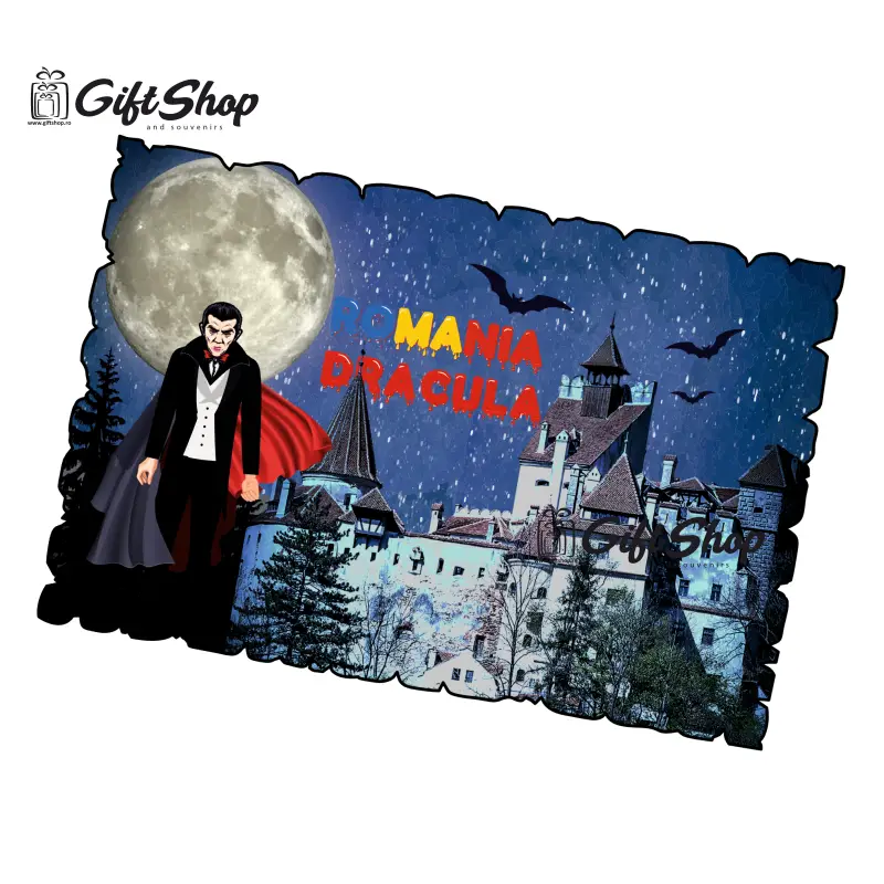 Dracula romania, magnet frigider mgs037